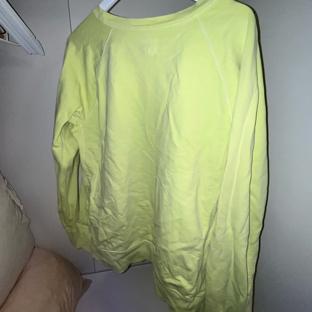 GAP Neon Yellow Sweatshirt - Picture 3 of 4